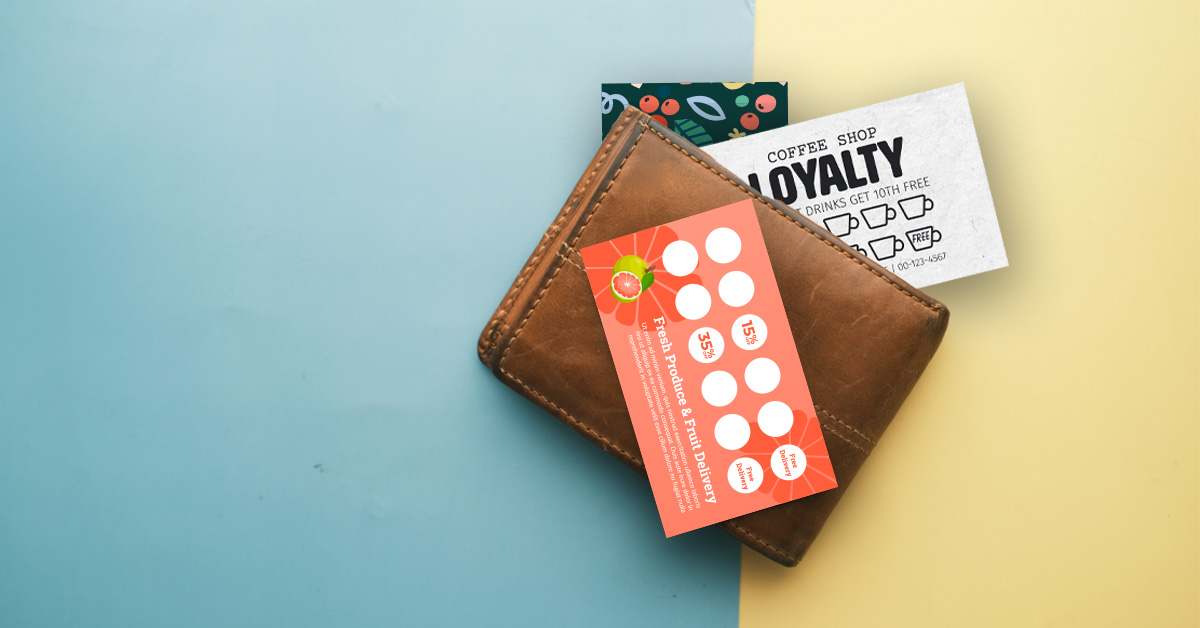 Image of a wallet with business cards to show how business cards can help build customer loyalty