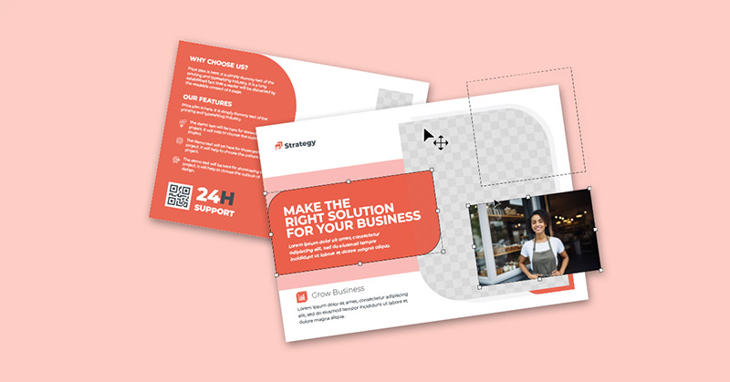 Example postcard for blog on how to design postcards that convert - from Printing.com