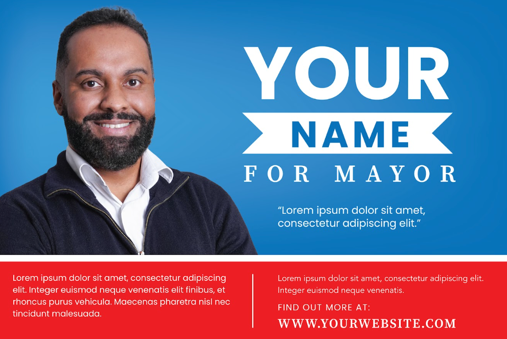 political direct mail template