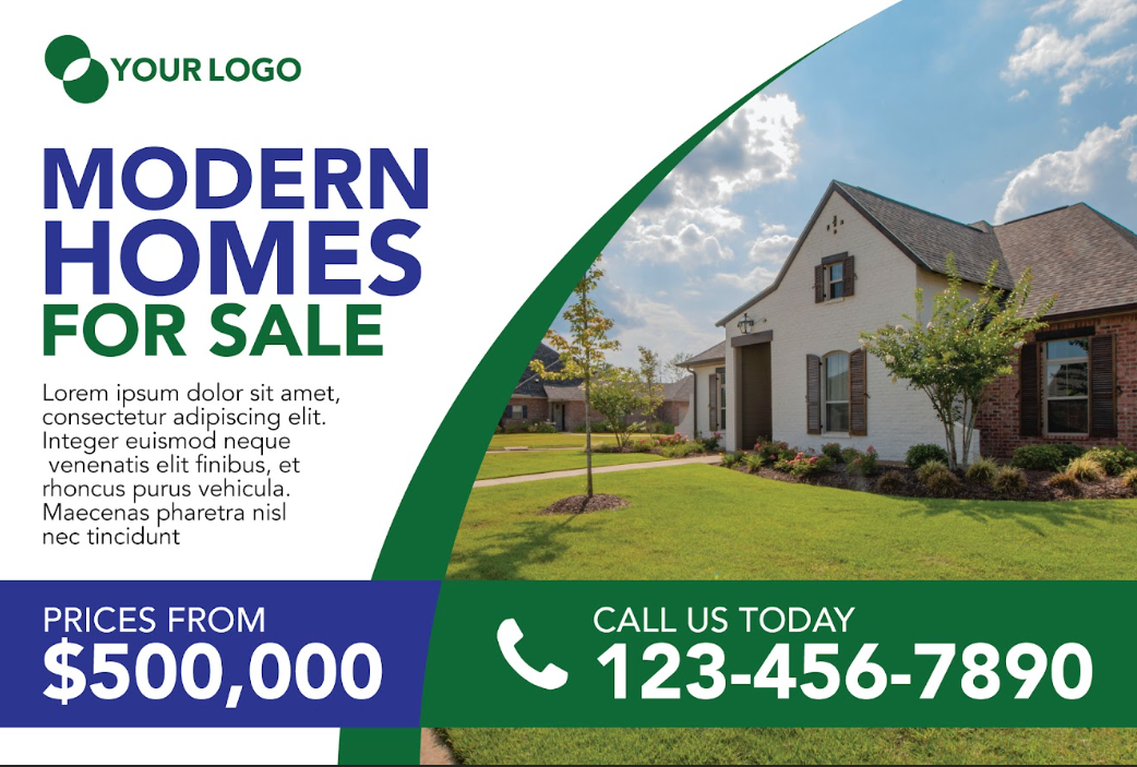 Real estate direct mail template